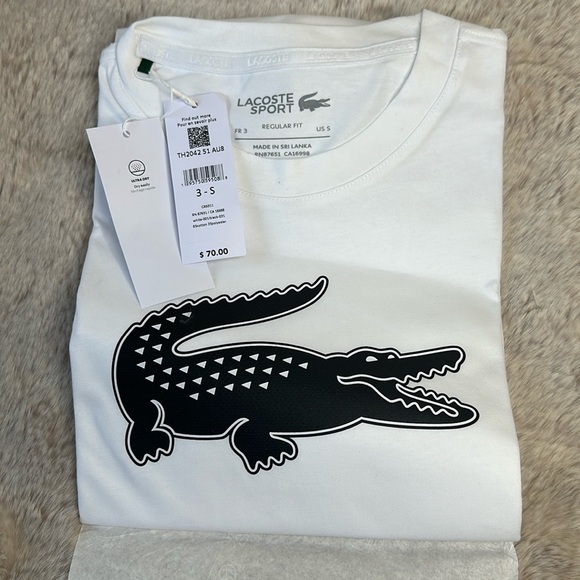 Lacoste | Contemporary Collection's  Ultra Dry Croc T-Shirt, Size S, NWT - Picture 2 of 10